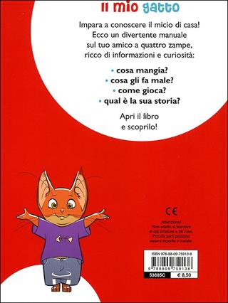 Il mio gatto. Il carattere. L'alimentazione. Le cure. Con stickers - Bruno Tenerezza - Libro Giunti Junior 2011, I miei piccoli amici | Libraccio.it