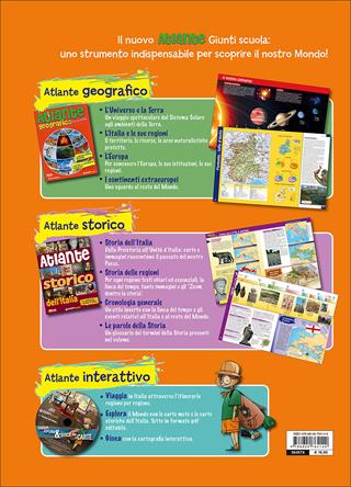 Atlante geografico per la scuola. Con atlante storico dell'Italia. Con CD-ROM  - Libro Giunti Scuola 2012 | Libraccio.it