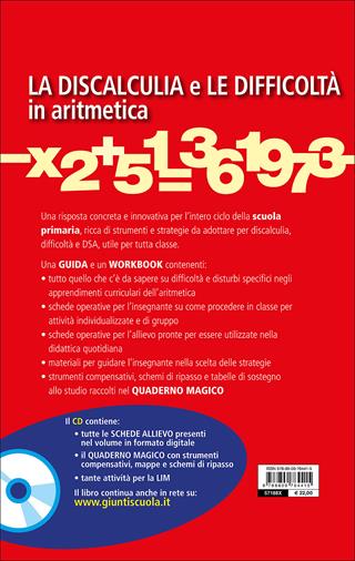 La discalculia e le difficoltà in aritmetica. Guida con workbook. Con CD Audio  - Libro Giunti Scuola 2012, Guide psicopedagogiche | Libraccio.it