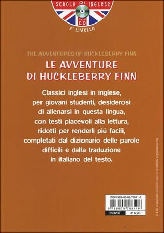 The adventures of Huckleberry Finn. Con traduzione e dizionario. Con CD Audio - Mark Twain - Libro Giunti Junior 2012, Scuola d'inglese 2 livello | Libraccio.it
