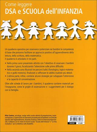 Come leggere DSA e scuola dell'infanzia. Quaderno operativo - Rita Centra - Libro Giunti EDU 2012, Guide psicopedagogiche | Libraccio.it