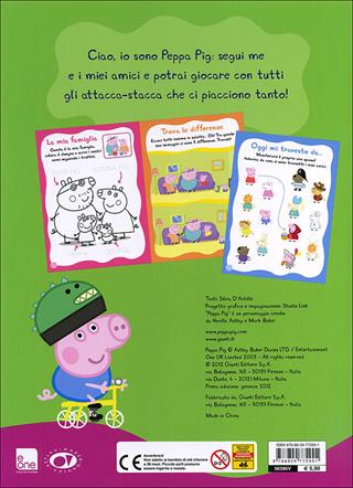 Gli attacca-stacca di Peppa Pig. Hip hip urrà per Peppa! Con adesivi. Ediz. illustrata - Silvia D'Achille - Libro Giunti Kids 2012, Peppa Pig | Libraccio.it