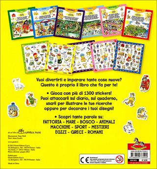 1000 stickers. Ediz. illustrata - Anna Casalis, Tony Wolf - Libro Dami Editore 2012 | Libraccio.it