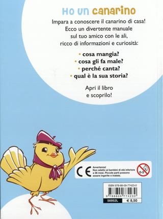 Ho un canarino. Il carattere, l'alimentazione, le cure. Con adesivi - Bruno Tenerezza - Libro Giunti Junior 2012, I miei piccoli amici | Libraccio.it