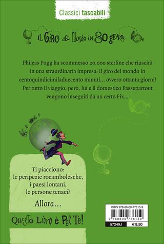 Il giro del mondo in 80 giorni - Jules Verne - Libro Giunti Junior 2012, Classici tascabili | Libraccio.it
