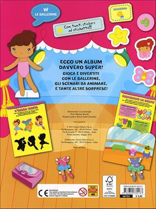 Superalbum delle ballerine. Con adesivi - Martina Boschi - Libro Giunti Junior 2013, 0/6 Gioco e scopro | Libraccio.it