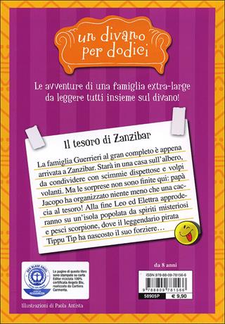 Il tesoro di Zanzibar. Un divano per dodici - Elisa Puricelli Guerra - Libro Giunti Junior 2013, Un divano per dodici | Libraccio.it