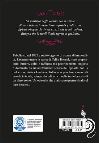 L'Innocente - Gabriele D'Annunzio - Libro Giunti Editore 2014, Y Classici | Libraccio.it