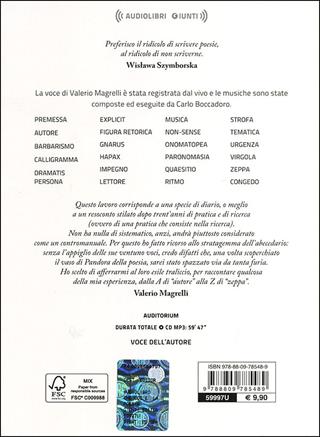 Che cos'è la poesia? Audiolibro. CD Audio formato MP3 - Valerio Magrelli - Libro Giunti Editore 2013, Audiolibri | Libraccio.it