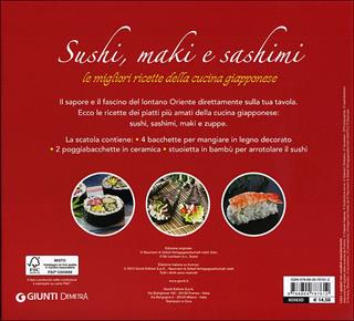 Sushi, maki e sashimi. Con gadget  - Libro Demetra 2013, Box golosi | Libraccio.it