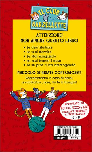Barzellette per tutti. Il club delle barzellette  - Libro Giunti Junior 2014, Tempo libero e divertimento | Libraccio.it