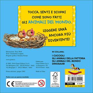 Gli animali del mondo - Clementina Coppini - Libro Dami Editore 2014, Tocca e senti | Libraccio.it