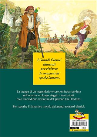 L' isola del tesoro - Robert Louis Stevenson - Libro Dami Editore 2015, Grandi classici | Libraccio.it