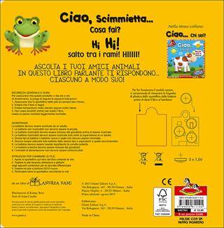 Ciao... Cosa fai? I libri parlanti - Anna Casalis - Libro Dami Editore 2015 | Libraccio.it