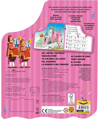 Il libro pianoforte delle principesse  - Libro Dami Editore 2015, I libri per giocare | Libraccio.it