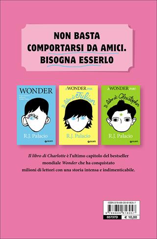 Il libro di Charlotte. A Wonder story - R. J. Palacio - Libro Giunti Editore 2016, Biblioteca | Libraccio.it