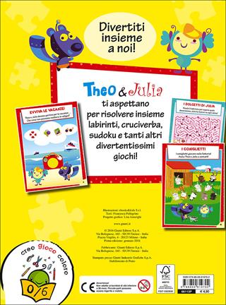 Theo & Julia. Albo activity - Francesca Pellegrino - Libro Giunti Junior 2016, 0/6 Coloro e mi diverto | Libraccio.it
