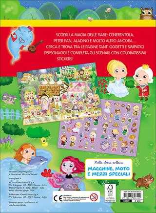 Nel mondo delle fiabe. Cercatrova. Con adesivi  - Libro Giunti Junior 2016 | Libraccio.it