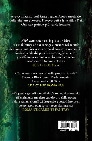 Onix attraverso gli occhi di Daemon. Oblivion. Vol. 2 - Jennifer L. Armentrout - Libro Giunti Editore 2016, Y | Libraccio.it