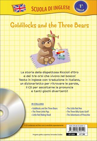 Goldilocks and the three bears-Riccioli d'oro e i tre orsi. Con CD Audio  - Libro Giunti Junior 2016, Scuola d'inglese 1 livello | Libraccio.it