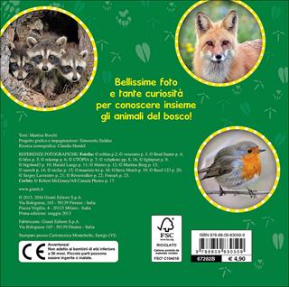 Animali del bosco. Ecco gli animali - Martina Boschi - Libro Giunti Kids 2016 | Libraccio.it