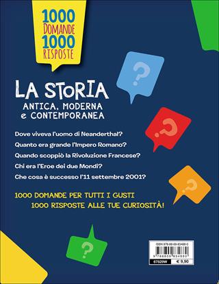 La storia. Antica, moderna e contemporanea - Paola Fabris - Libro Giunti Junior 2016, Mille domande | Libraccio.it