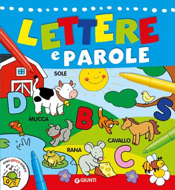 Lettere e parole  - Libro Giunti Editore 2017, Coloring | Libraccio.it