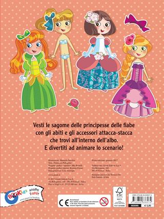 Principesse attacca-stacca. Con adesivi - Martina Boschi - Libro Giunti Editore 2018, Activity | Libraccio.it