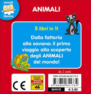 Animali. Ediz. a colori - Paolo Turini - Libro Giunti Kids 2017, Piccole librerie | Libraccio.it