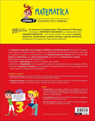 Quaderno per il bambino. Matematica classe 1ª. Come rafforzare quello che serve per andare bene a scuola - Andrea Di Somma, Cristina Veneroso - Libro Giunti EDU 2017, Materiali di potenziamento e recupero | Libraccio.it