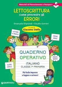 Image of Lettoscrittura: come prevenire gli errori. Quaderno operativo