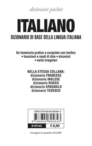 Italiano. Dizionario di base della lingua italiana  - Libro Giunti Editore 2020, Eurodizionari pocket | Libraccio.it