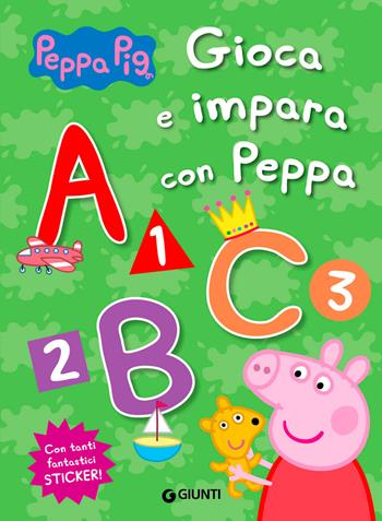 Gioca e impara con Peppa. Peppa Pig. Con adesivi. Ediz. a colori - Silvia D'Achille - Libro Giunti Editore 2020 | Libraccio.it