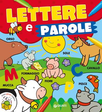 Lettere e parole. Ediz. a colori  - Libro Giunti Editore 2025, Coloring | Libraccio.it