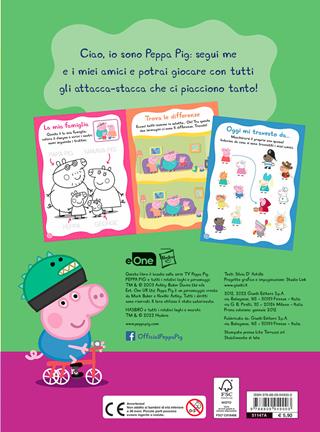 Gli attacca-stacca di Peppa Pig. Con adesivi. Ediz. a colori - Silvia D'Achille - Libro Giunti Editore 2022 | Libraccio.it