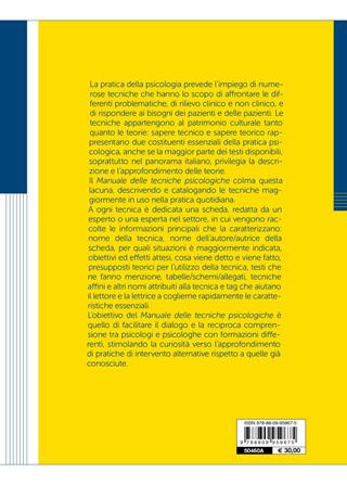 Manuale delle tecniche psicologiche - Bernardo Paoli, Enrico Parpaglione - Libro Giunti Psychometrics 2022, Psicologia. Manuali e monografie | Libraccio.it
