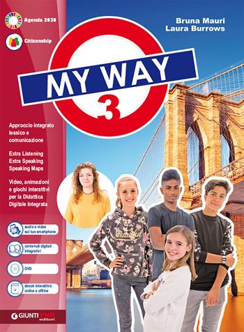 My way. Con DVD-ROM. Vol. 3 - Bruna Mauri, BURROWS LAURA - Libro Giunti T.V.P. 2021 | Libraccio.it