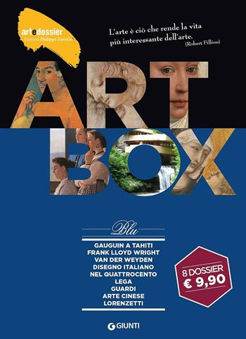 Dossier d'art. Box blu: Gauguin a Tahiti-Frank Lloyd Wright-Van der Weyden-Disegno italiano nel Quattrocento-Lega-Guardi-Arte cinese-I Lorenzetti. Ediz. illustrata  - Libro Giunti Editore 2016, Dossier d'art | Libraccio.it