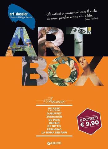 Dossier d'art. Box arancio: Picasso. La scultura-Dubuffet-Zurbarán-De Pisis-Derain-De Nittis-Perugino-La Roma dei papi. Ediz. illustrata  - Libro Giunti Editore 2016, Dossier d'art | Libraccio.it