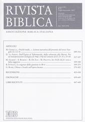 Rivista biblica (2017). Vol. 3