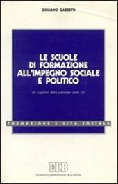 Le scuole di formazione all'impegno sociale e politico. Un capitolo della pastorale della Cei