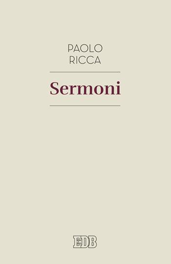 Sermoni - Paolo Ricca - Libro EDB 2020, Lapislazzuli | Libraccio.it