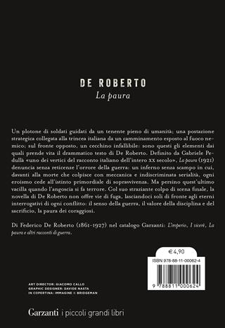 La paura - Federico De Roberto - Libro Garzanti 2022, I piccoli grandi libri | Libraccio.it