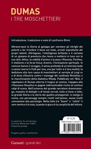 I tre moschettieri - Alexandre Dumas - Libro Garzanti 2023, I grandi libri | Libraccio.it