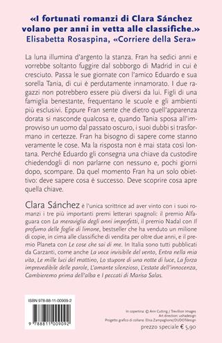 La meraviglia degli anni imperfetti - Clara Sánchez - Libro Garzanti 2024, Super G | Libraccio.it