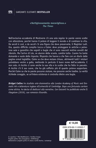 L'accademia dei bugiardi - Bridget Collins - Libro Garzanti 2023, Elefanti bestseller | Libraccio.it