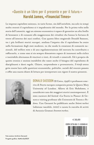 Il trionfo ansioso. Storia globale del capitalismo - Donald Sassoon - Libro Garzanti 2023, Elefanti bestseller | Libraccio.it