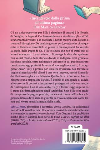 Tilly e le pagine dimenticate - Anna James - Libro Garzanti 2024, Elefanti top | Libraccio.it