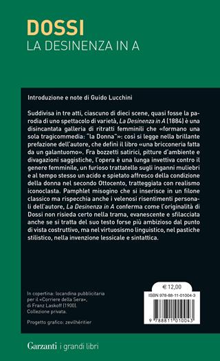 La desinenza in A - Carlo Dossi - Libro Garzanti 2023, I grandi libri | Libraccio.it