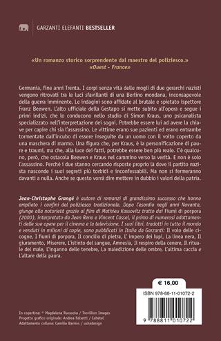 La maschera di marmo - Jean-Christophe Grangé - Libro Garzanti 2023, Elefanti bestseller | Libraccio.it